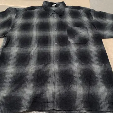 L.A.Syndicate S/S 셔츠 반팔 옴브레 체크 90s