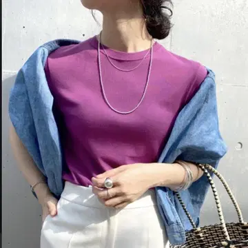 SHENERY 시너리 심플 티 퍼플 사이즈 1