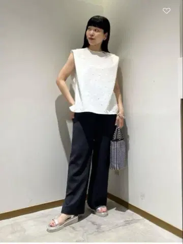 폴리에스테르 블렌드 드로스트 이지 팬츠