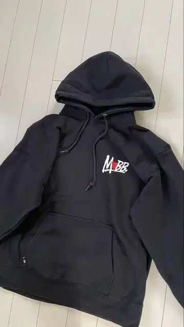 MOBB 모브 블랙 후드티 XL 사이즈