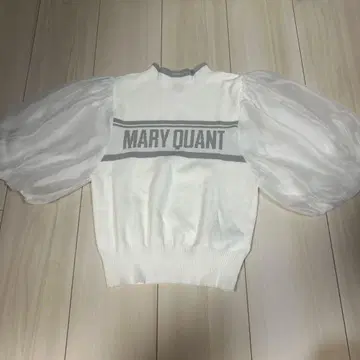 MERCURYDUO MARY QUANT 콜라보 퍼프 슬리브 니트