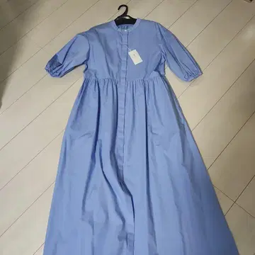 그린 라벨 릴랙싱 블루 칠부 소매 셔츠 원피스 봄 구매 새상품