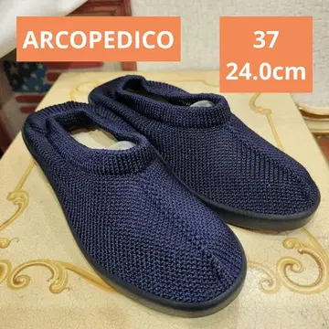 ARCOPEDICO 베이지 뜨개질 릴랙스 신발 37 24.0cm