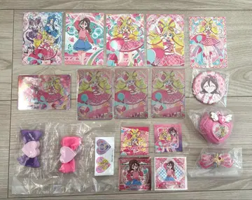 너와 아이돌 프리큐어 큐어 아이돌 사쿠라 우타 카드 캔 배지 등 세트