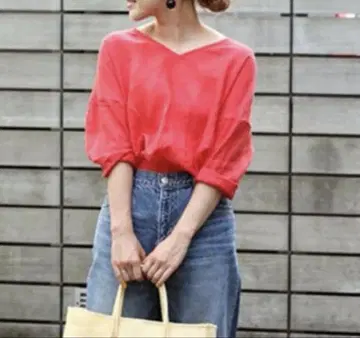 저널 스탠다드 레리움 블라우스 린넨 린넨 넉넉한 7부 소매