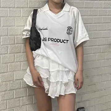 ACLENT 넘버 로고 루즈 유니폼 T