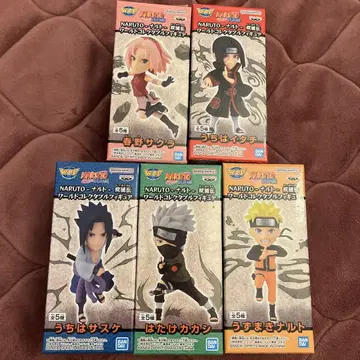 NARUTO 20주년 기념 피규어 5종 세트 월드 컬렉션