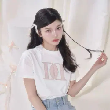 Darich 퀼팅 아플리케 티셔츠
