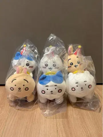 치이카와 랜드 피포포 봉제 인형 치이카와 하치와레 토끼 3개 세트