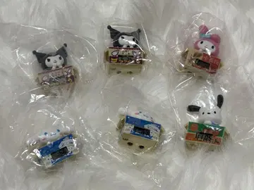 산리오 가챠 종이상자 워치 시계 6개 세트