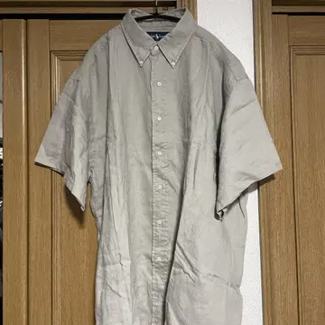 Ralph Lauren Blake 반팔 셔츠 L 100% 린넨