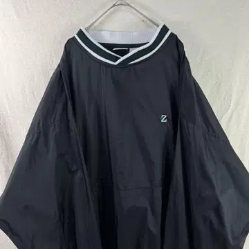 USA 구제 의류 90s jerzze 나일론 풀오버 나일론 자켓 블랙