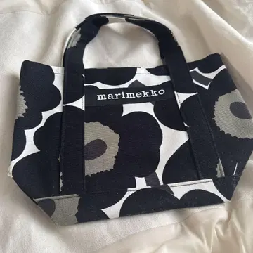 marimekko 마리메꼬 미니 토트백 블랙 올리브