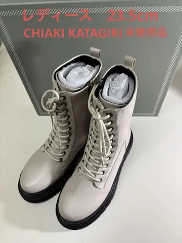 CHIAKI KATAGIRI 치아키 카타기리 여성용 통굽 숏부츠