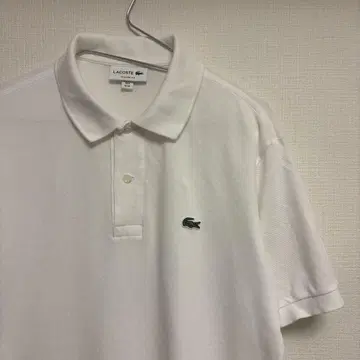 LACOSTE 라코스테 L.12.12 피케 셔츠 M 화이트