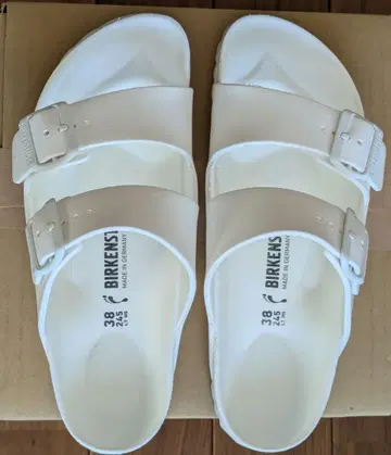 BIRKENSTOCK 애리조나 사이즈 38 버켄스탁 EVA 화이트