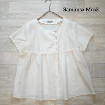 Samansa Mos2 사만사 모스모스 비대칭 프론트 오픈 블라우스 F