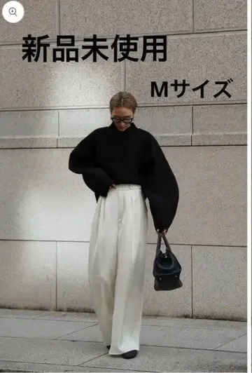 미사용 새상품 ELLIE 새틴 와이드 팬츠 M