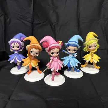 오자마녀 도레미 Q 포스켓 피규어 5종 세트