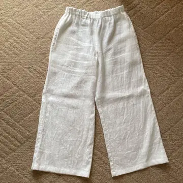 FABRICs 와이드 팬츠 린넨 프리 사이즈