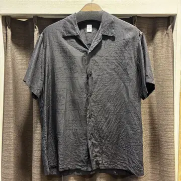 BERLUTI 반팔 스크릿 셔츠 실크 혼방