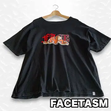 FACETASM 블랙 오버 사이즈 티셔츠 보트넥 일본제 L