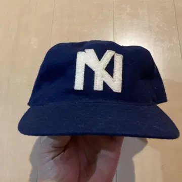 이벳필드 NY 로고 자수 7 5/8 네이비