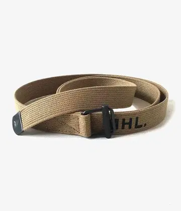 MHL. 좁은 군용 벨트 베이지