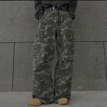 AVANDRESS 카고 팬츠 카모플라쥬 MUSINSA