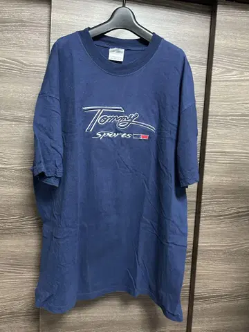 Tommy 스포츠 티셔츠 XL 네이비
