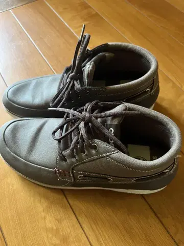 Crocs 브라운 하이컷 신발