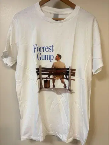 영화 FOREEST GUMP 프린트 티셔츠 L