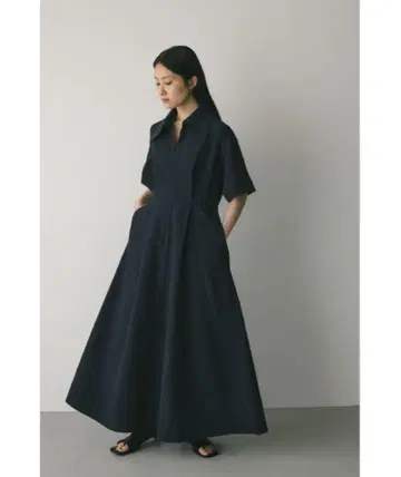 STYLEMIXER 빅 컬러 플레어 원피스