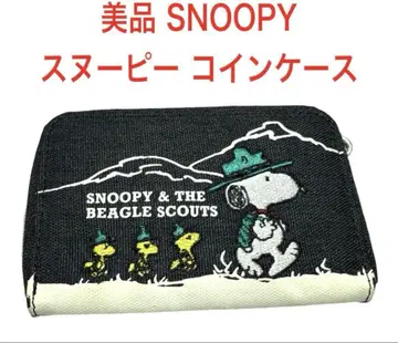 새상품급 스누피 SNOOPY 코인 케이스 동전 지갑 카드 케이스