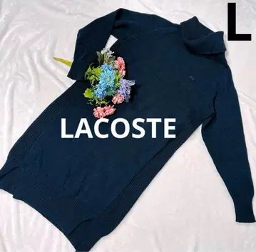 LACOSTE 라코스테 니트 원피스 튜닉 네이비 여성용 L 상당
