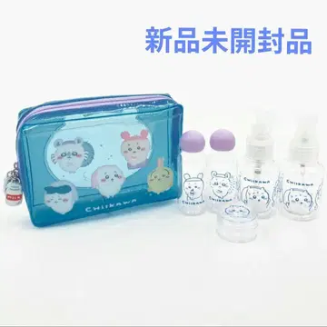 미개봉 새상품 치이카와 (먼작귀) 트래블 보틀 세트 블루