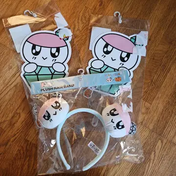 모자 꽁지 부채 & 머리띠