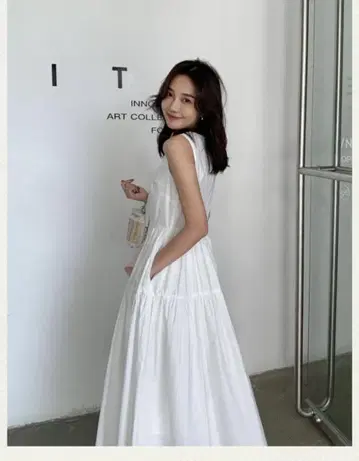 SENA LONG DRESS 화이트 S 사이즈