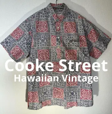 Cooke Street 빈티지 버튼 다운 하와이안 셔츠