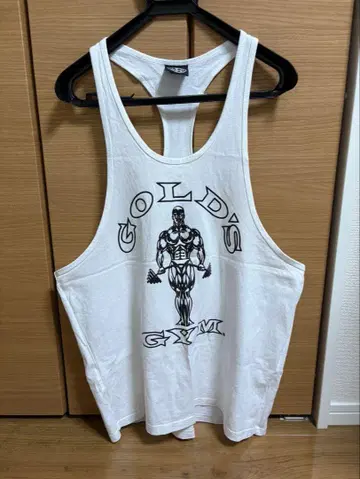 GOLD'S GYM 화이트 탱크탑 L