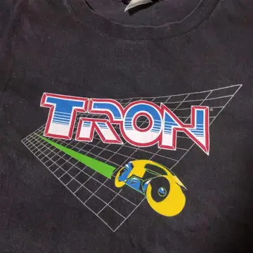 트론 TRON XL 사이즈 무비 T 구제 의류 00s 영화 멕시코제