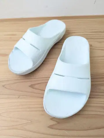 우포스 여성용 샌들 민트 블루 24cm 정도