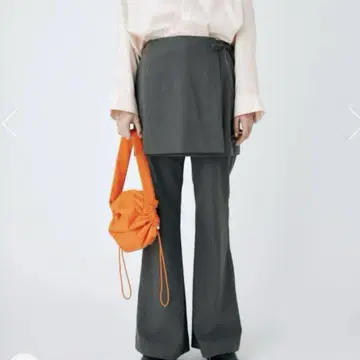 MOUSSY SKIRT LAYERED FLARE 팬츠 스커트 레이어드