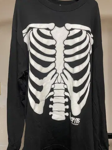 레어 MISFITS 본 T 빈티지