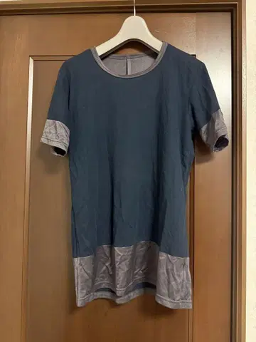 KAZUYUKI KUMAGAI ATTACHMENT 바이컬러 티셔츠