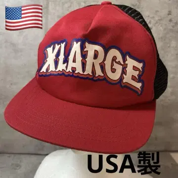 XLARGE USA제 빈티지 트래커 캡 메쉬 캡