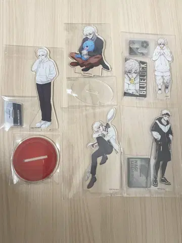 블루 록 아크릴 스탠드 나기 세이시로 세트
