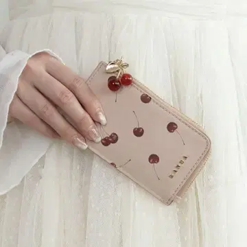 RANDA 체리 프린트 프래그먼트 케이스 핑크
