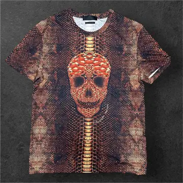 Alexander McQueen 스컬 패턴 티셔츠 XS