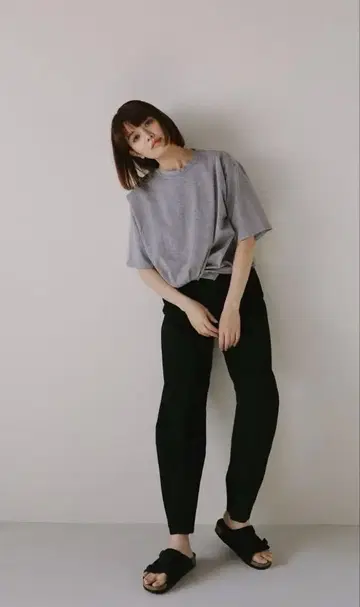 mallow blue 말로우 블루 티셔츠
